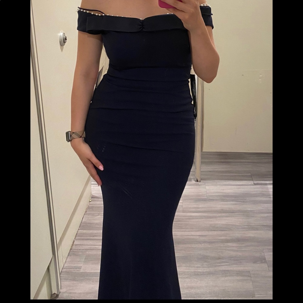 Brand new pearl evening gown